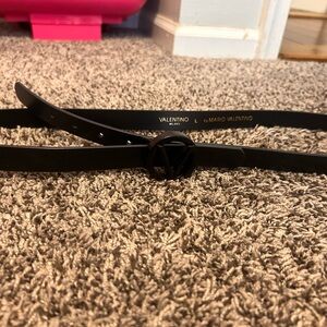 All black Valentino belt